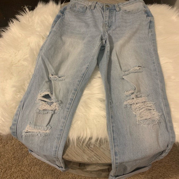 DMI BOYFRIEND CROP JEANS ❤️ fit amazing ❤️ only warn a few times - Picture 4 of 5